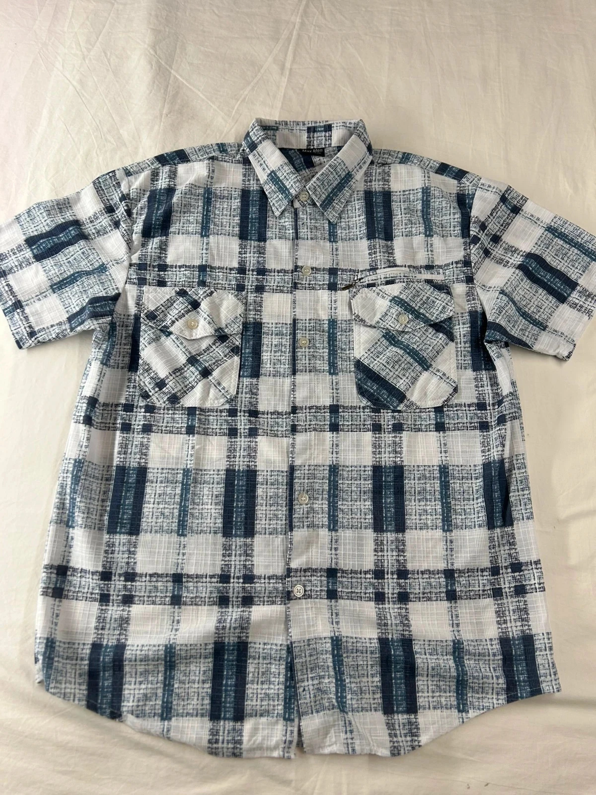 Camisa de manga corta a cuadros Max Men – photo 2
